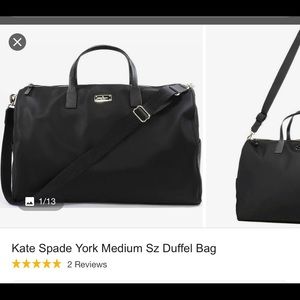 Kate spade vintage duffle